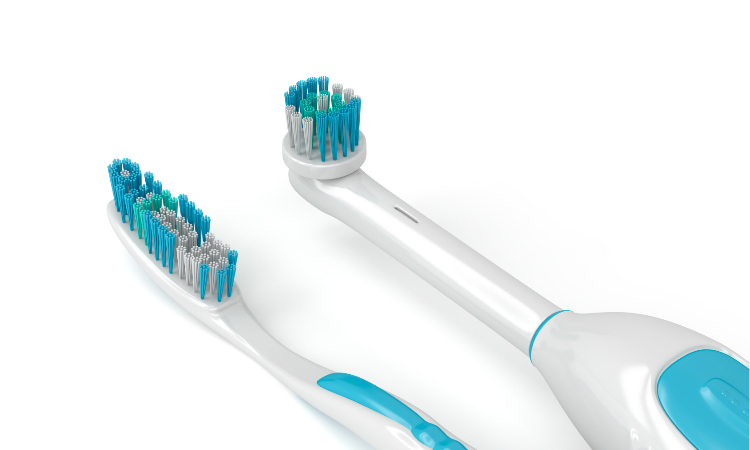 cepillo de dientes eléctrico vs cepillo de dientes manual